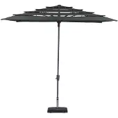 Madison Parasol vierkant 280 cm grijs PC11P014 online kopen