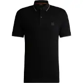 BOSS Shirt 'Passertip' lichtgrijs / zwart