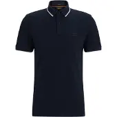 BOSS Shirt 'Passertip' marine / wit
