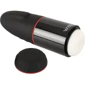 Wyne 02 - automatische vibrerende zuigende masturbator - zwart/wit