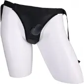 Doc Johnson - Strap on broekje met dildo - Zwart