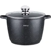 KINGHOFF pot met coating marmer. 10l 28cm KH1599