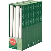 Bolsius - Gladde Dinerkaarsen - 24,5 cm - 32 stuks - Wit