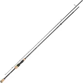 Mikado Black Crystal Light Spinning Rod Zwart 2.23 m / 4-18 g
