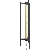 Sammode Elgar Vloerlamp Coal | Brass | H 117 cm