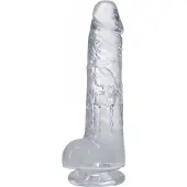 Doc Johnson - Transparante dildo met zuignap - 20.3 cm