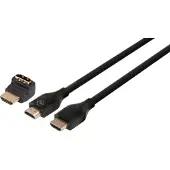 BlueBuilt Câble HDMI 4K 60 Hz Nylon 2 Mètres + Adaptateur 90°