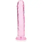 Realrock Dildo recht model met zuignap 20 cm - Roze