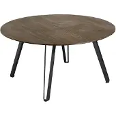Muubs Space eettafel Ø 150 cm Gerookt eikenhout