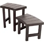 Intex 55096 Hot Tub Bench 4 Units Bruin 62 x 37 x 42/62 x 37 x 60 cm
