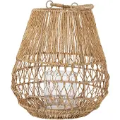 Bloomingville Ramona Lantaarn met/Glas, Natuur, Jute