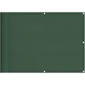 vidaXL Balkonscherm 75x800 cm 100% oxford polyester donkergroen