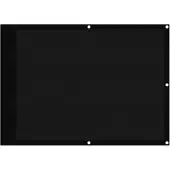 vidaXL Balkonscherm 75x700 cm 100% oxford polyester zwart