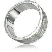 Erotic Metal Metalen Cockring met ribbels