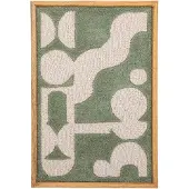 Bloomingville Longton Wanddecoratie, Groen, Wol