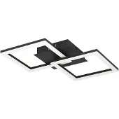 Eglo Led plafondlamp Rgbic 52cm - zwart