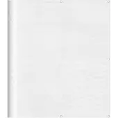 vidaXL Balkonscherm 120x700 cm 100% oxford polyester wit