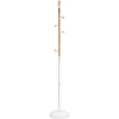 vidaXL Kapstok 177 cm gepoedercoat ijzer wit