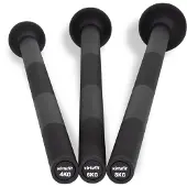 VirtuFit Macebell Set - Zwart - 4, 6, 8 kg
