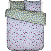 Essenza Dekbedovertrek Zesty cherry Ijsblauw Percal-200 x 200 / 220 cm | 2-Persoons