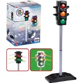 Klein Toys stoplicht - draait op batterijen - incl. lichteffecten - 27x12,5x72,5 cm - zwart