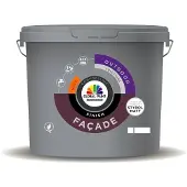 Global Paint Facade Finish Matt | Matte Gevelverf 10 LTR - Wit