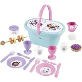 Smoby Picknickkorb - 21 Teile - Gabby's Dollhouse - - One Size - Spiellebensmittel