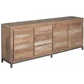 Tower Living TOFF Venetië Sideboard 3 Drs. 3 Drws. (Naturel, 220x85x45cm)