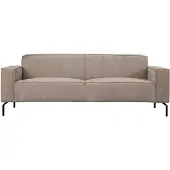 Livin24 3-zitsbank Kansas stof gemêleerd taupe
