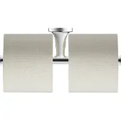 Duravit Starck T Toiletrolhouder - dubbel - zonder klep - chroom 0099381000