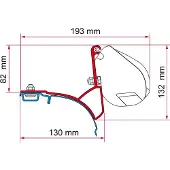 Fiamma F35 Pro Kit VW T5 Multivan - Transporter - Montage adapters