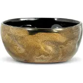 Dutchdeluxes Schaal Ceramic Medium 15 cm Platinum