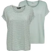 ONLY - ONLMOSTER S/S TOP CS JRS 2PACK - Meisjes - Blouses