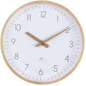 Alba HORTREE, houten wandklok "HORTREE", quartz uurwerk, diameter: 300 mm
