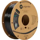 Polymaker PB01001 PolyLite Filament PETG Hittebestendig, Hoge treksterkte 1.75 mm 1000 g Zwart 1 stuk(s)