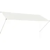 vidaXL Luifel uittrekbaar 300x150 cm crème