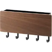 Yamazaki Magnetisch Sleutelkastje met haakjes - Rin - Zwart