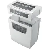Leitz Home Office papiervernietiger P-4, particle cut, 8 vellen, 15 liter opvangbak, tiptoetsbediening, geluidsarm
