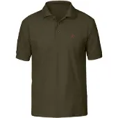 Fjällräven Polo Men Crowley Pique Shirt Dark Olive-S