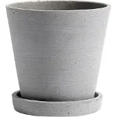 HAY Flowerpot with Saucer Plantenpot Medium | Grey