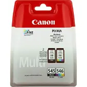Canon Inktcartridge PG-545 / CL-546 Zwart + 3 kleuren Multipack