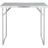 Redcliffs Campingtafel 80x60cm grijs grijs Kunststof Campingtafel