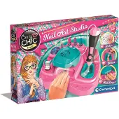 Clementoni Crazy Chic 18768, Nagelstylset voor kinderen, vanaf 8 jaar, batterijen niet inbegrepen
