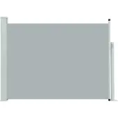 vidaXL Tuinscherm uittrekbaar 100x500 cm grijs