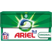 Ariel 2+2 Gratis: Ariel 3in1 Wasmiddel Pods Original 33 Stuks