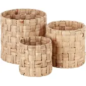 Dixie Cylinder Panama Lily Manden Pak Van 3 - Manden Ijzer Natural Beige - 45147