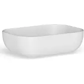 Looox sink collection opzet waskom rechthoekig 45x32,5cm matt white WWK4532MW