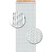 Vliegen gordijnen expert Vliegengordijn, bali 92 x 210 cm, zwart 92 x 210 cm op het kozijn