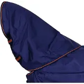 Bucas Halsstuk Therapy Turnout Donkerblauw-oranje - XS