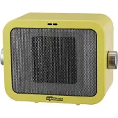 Termozeta Tzr 53y Keramische Ventilatorkachel Geel - Kachel 18 M² 1500 W
